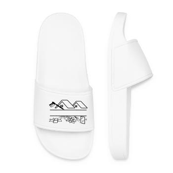 High-pressure sprayer façade cleaning façade cleaner - Women’s Pool Sliders - white - Front