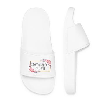 Suisse Schaffhouse fille Cadeau de la patrie - Claquettes Femme - blanc - Devant