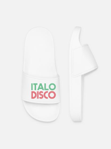 ITALO DISCO - Frauen Badelatschen - Weiß