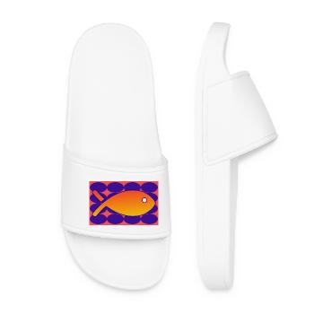 POISSON - Claquettes Femme - blanc - Devant