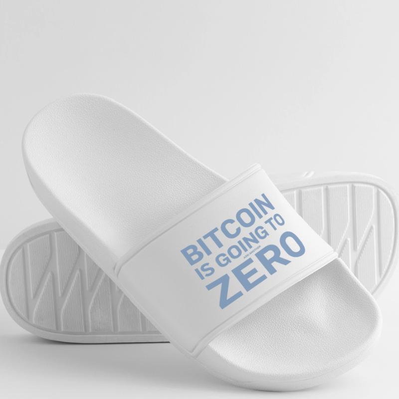 Bitcoin Sprüche Bitcoin wird noch eine Null Frauen Badelatschen