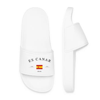 Es Canar Ibiza – Souvenir de vacances aux couleurs de l’Espagne - Claquettes Femme - blanc - Devant