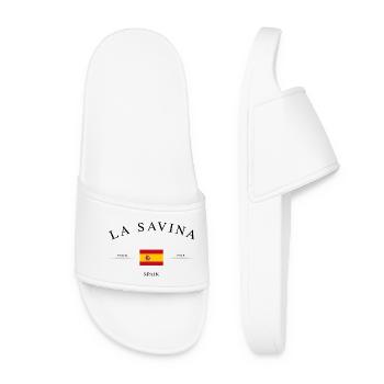 La Savina Formentera – Holiday Souvenir & Gift - Women’s Pool Sliders - white - Front