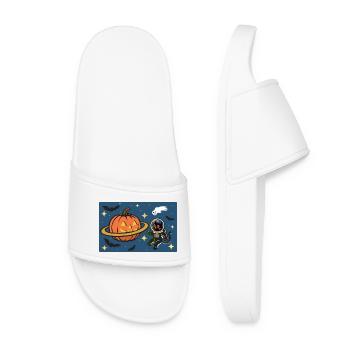 Planète d'Halloween - Claquettes Femme - blanc - Devant