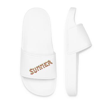 Summer tomato - Women’s Pool Sliders - white - Front