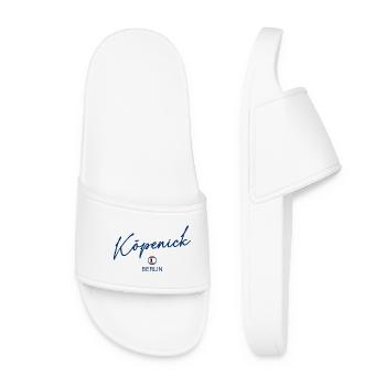 Köpenick - Berlin Flag - Berlin Bear - Women’s Pool Sliders - white - Front