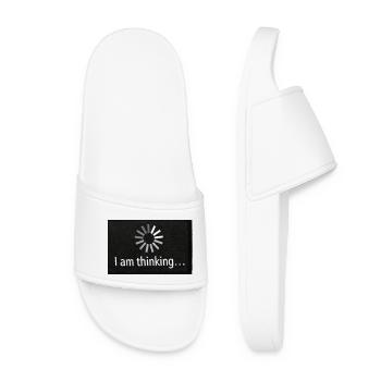 Pause pour la réflexion : roue solaire - Claquettes Femme - blanc - Devant