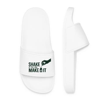 Homéopathie : Shake It Until You Race Of Work Of Work Professionnel - Claquettes Femme - blanc - Devant