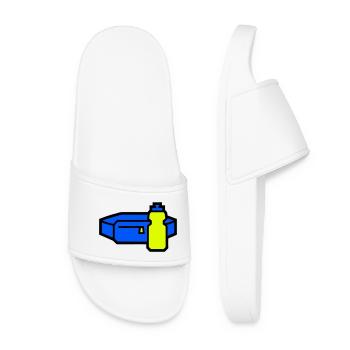 Courroir de ceinture d’hydratation pratique - Claquettes Femme - blanc - Devant