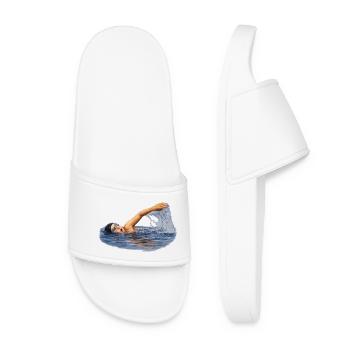 Nageur en mouvement - Claquettes Femme - blanc - Devant