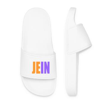 Yes and no - Women’s Pool Sliders - white - Front
