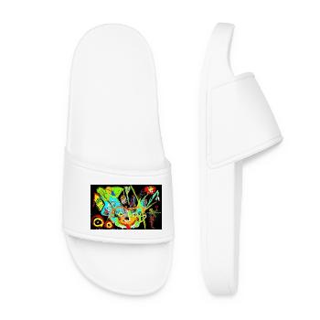 The Midnight Escape - Women’s Pool Sliders - white - Front