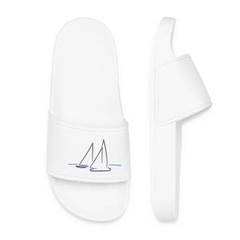 2541614 15372347 naviguer - Claquettes Femme - blanc - Devant