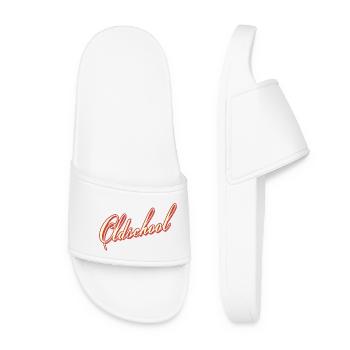 newschool oldschool hip hop roots roots school - Women’s Pool Sliders - white - Front