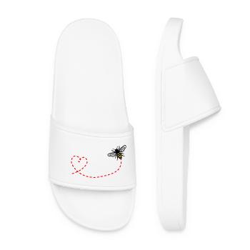 Love at - Women’s Pool Sliders - white - Front