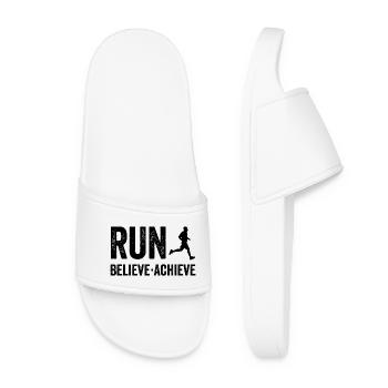 Marathon - Run. Believe. Achieve. - Women’s Pool Sliders - white - Front