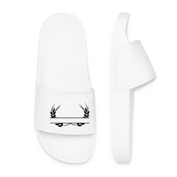 Logo grain products - Women’s Pool Sliders - white - Front