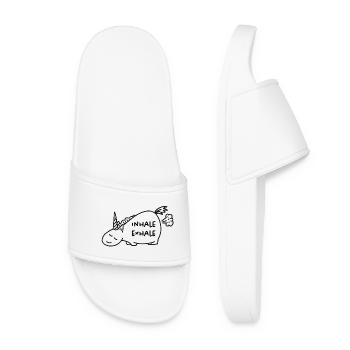 Unicorn - Inhale Exhale - Women’s Pool Sliders - white - Front