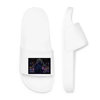 Ours spirituel - Claquettes Femme - blanc - Devant