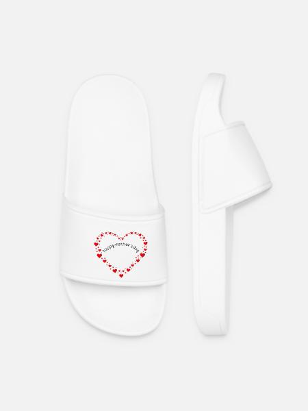 Happy Mothersday - Mother's Day Happy - Women’s Pool Sliders - white