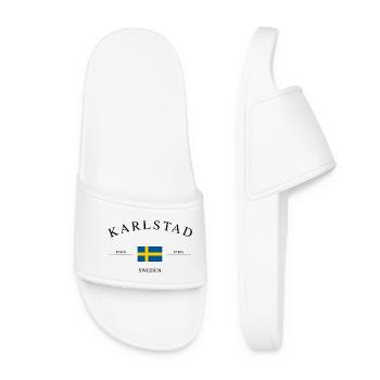 Karlstadt Germany – Holiday Souvenir & Gift - Women’s Pool Sliders - white - Front