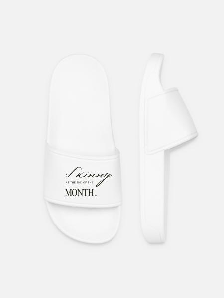 TShirt Skinny n 3 - Women’s Pool Sliders - white