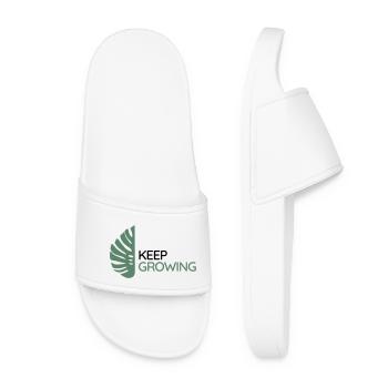 Monstera - Keep Growing - Women’s Pool Sliders - white - Front