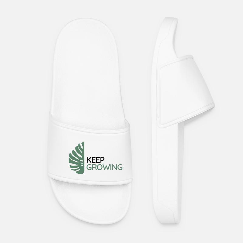 Monstera - Continue de grandir - Claquettes Femme - blanc