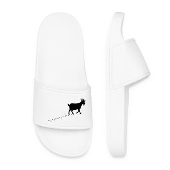 Sabots de Empreintes de Chèvre - Claquettes Femme - blanc - Devant