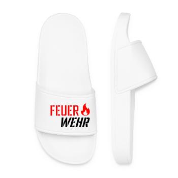 Fire brigade - Women’s Pool Sliders - white - Front