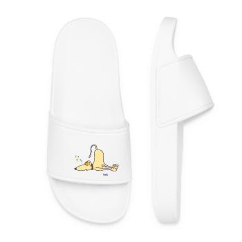 Greyhound - just sleeping - Women’s Pool Sliders - white - Front