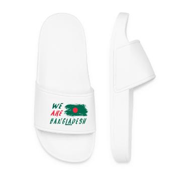 We are Bangladesh - Women’s Pool Sliders - white - Front