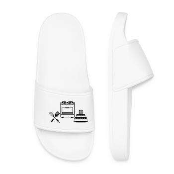 Bake a cake - Women’s Pool Sliders - white - Front