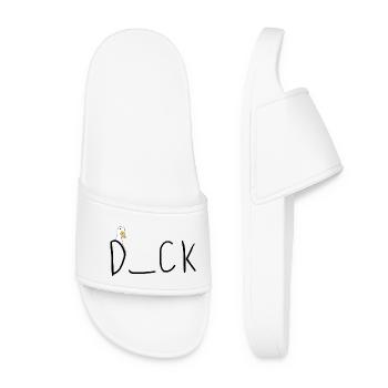 Duck Quiz - Women’s Pool Sliders - white - Front