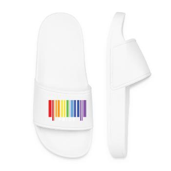LGBTQ+ Stolz - Frauen Badelatschen - Weiß - Vorne