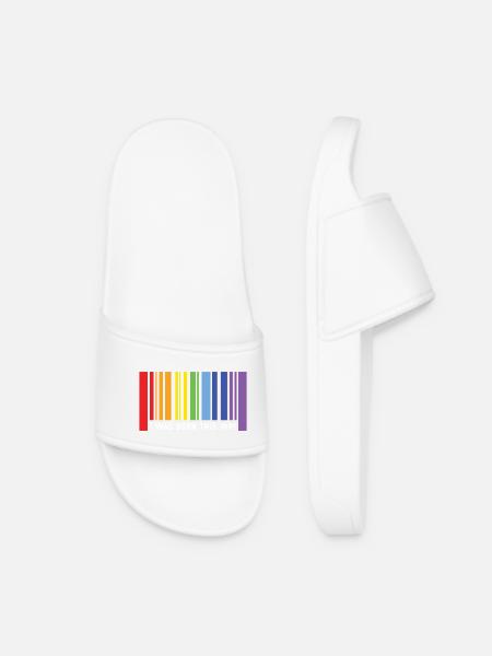 Pride Month LGBT - Ich wurde so geboren - Frauen Badelatschen - Weiß