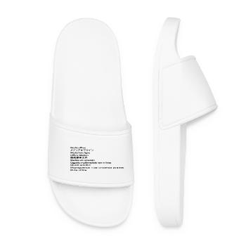 Offline Media - Women’s Pool Sliders - white - Front