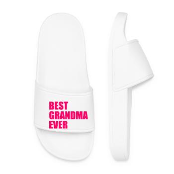 Best grandma ever - Women’s Pool Sliders - white - Front