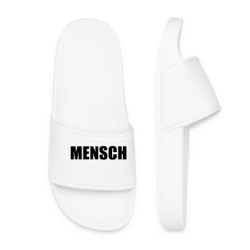 Mensch - Frauen Badelatschen - Weiß - Vorne