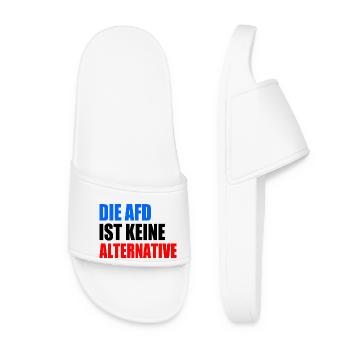 die afd ist keine alternative - Frauen Badelatschen - Weiß - Vorne