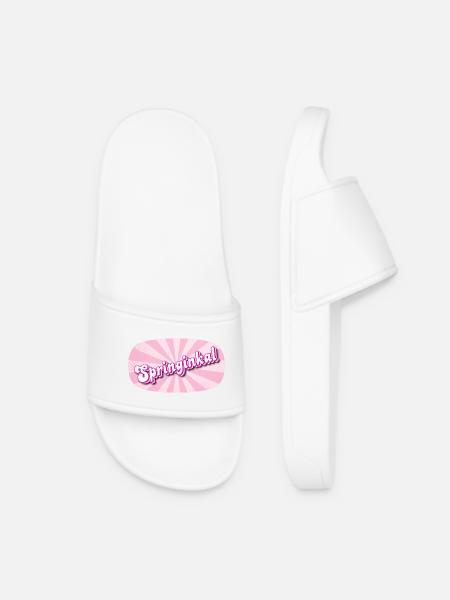 Springinkal - fille pleine de vie, nom d’animal - Claquettes Femme - blanc