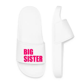 Big sister - Women’s Pool Sliders - white - Front