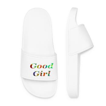 Heaven is for Good Girls 2 - Frauen Badelatschen - Weiß - Vorne