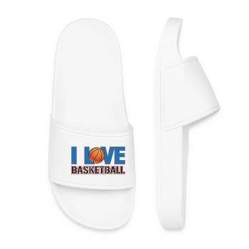 J’adore le basket-ball - Claquettes Femme - blanc - Devant