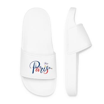 Mer de lumières de l'horizon parisien - Claquettes Femme - blanc - Devant
