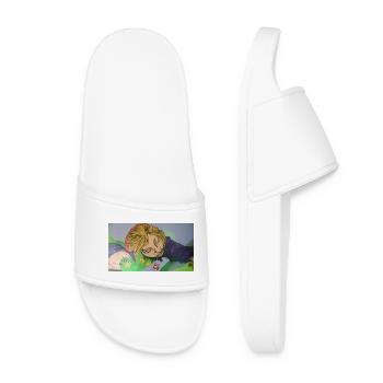 Fille rêveuse - Claquettes Femme - blanc - Devant
