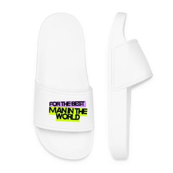 For the best man in the world - Women’s Pool Sliders - white - Front