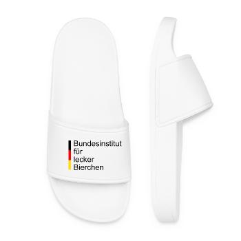 Federal Institute for Delicious Beers - Women’s Pool Sliders - white - Front