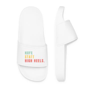 Sabots au lieu de talons hauts - Claquettes Femme - blanc - Devant