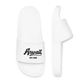 Lawyer 2026 Lawyer Public Prosecutor Law Lawyer - Women’s Pool Sliders - white - Front